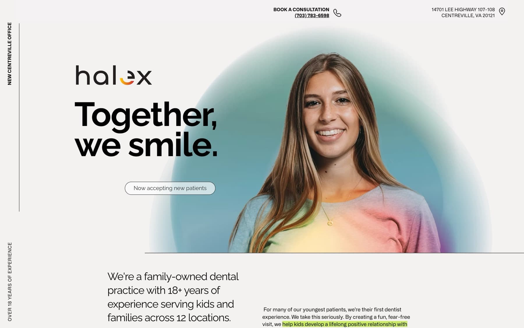 Halex Dentistry, old website
